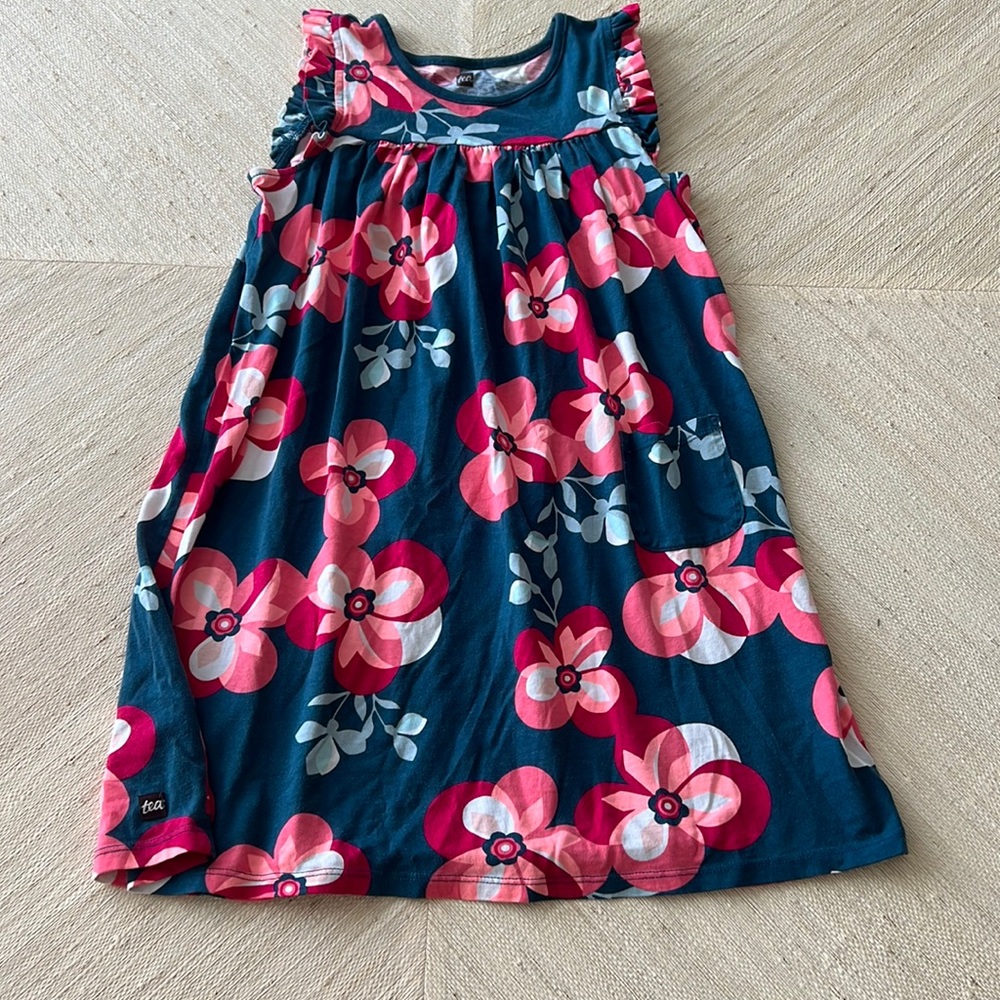 Tea Collection mini swing dress w/ pocket